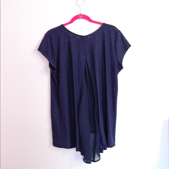 Anthropologie Pebble and Stone Open Back Knit Top - Picture 6 of 8